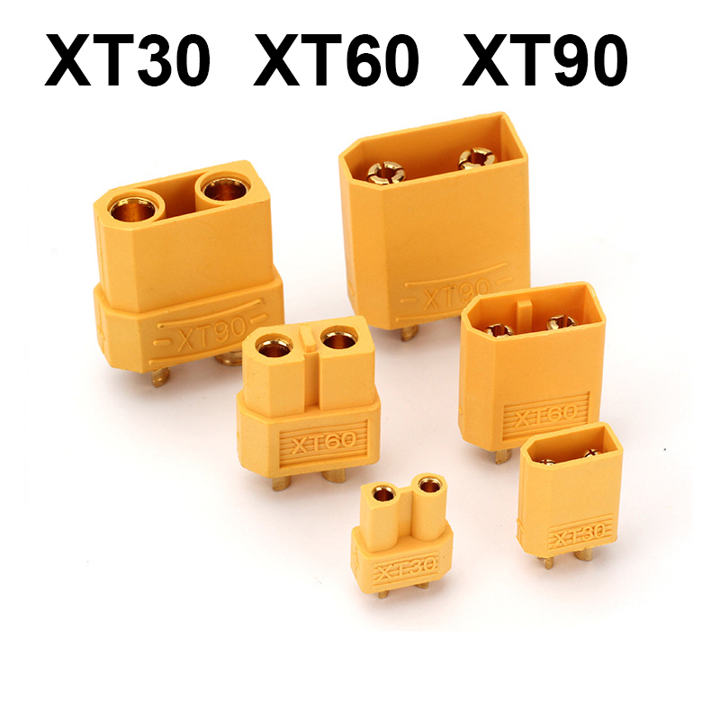 Drone Battery Connector - 1/2/5/10ชิ้น XT60 XT-60ตัวผู้ตัวเมีย XT30 XT90หัวกระสุนปลั๊กสำหรับ RC