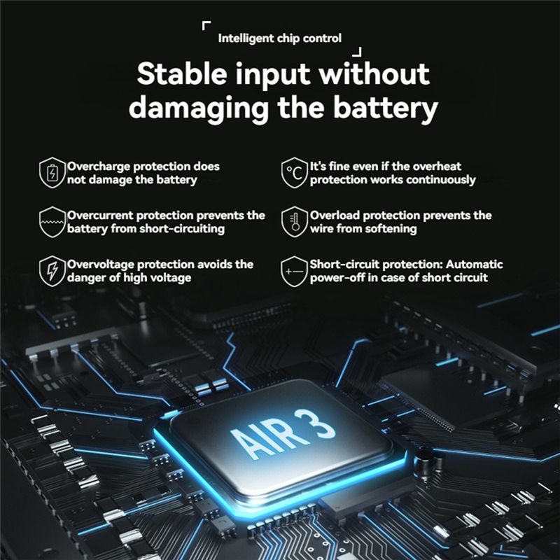 Drone Battery 3S - แบตเตอรี่ดิจิตอลคลาสสิก 6-in-1 สำหรับโดรน DJI AIR 3/AIR