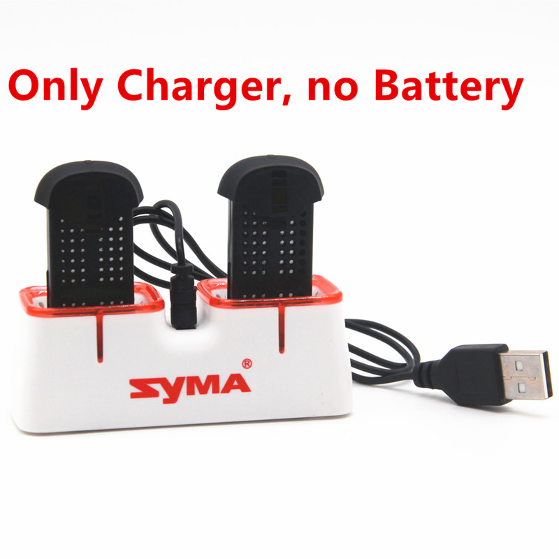 Drone Battery Charger - ที่ชาร์จ USB คู่แบบเร็วสำหรับแบตเตอรี่โดรน Syma X22 X22W