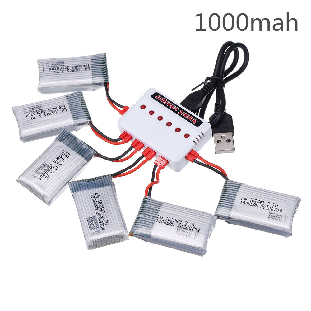 3.7V 1000mAh 102542 แบตเตอรี่  - Drone Battery Charger บทวิจารณ์และราคา