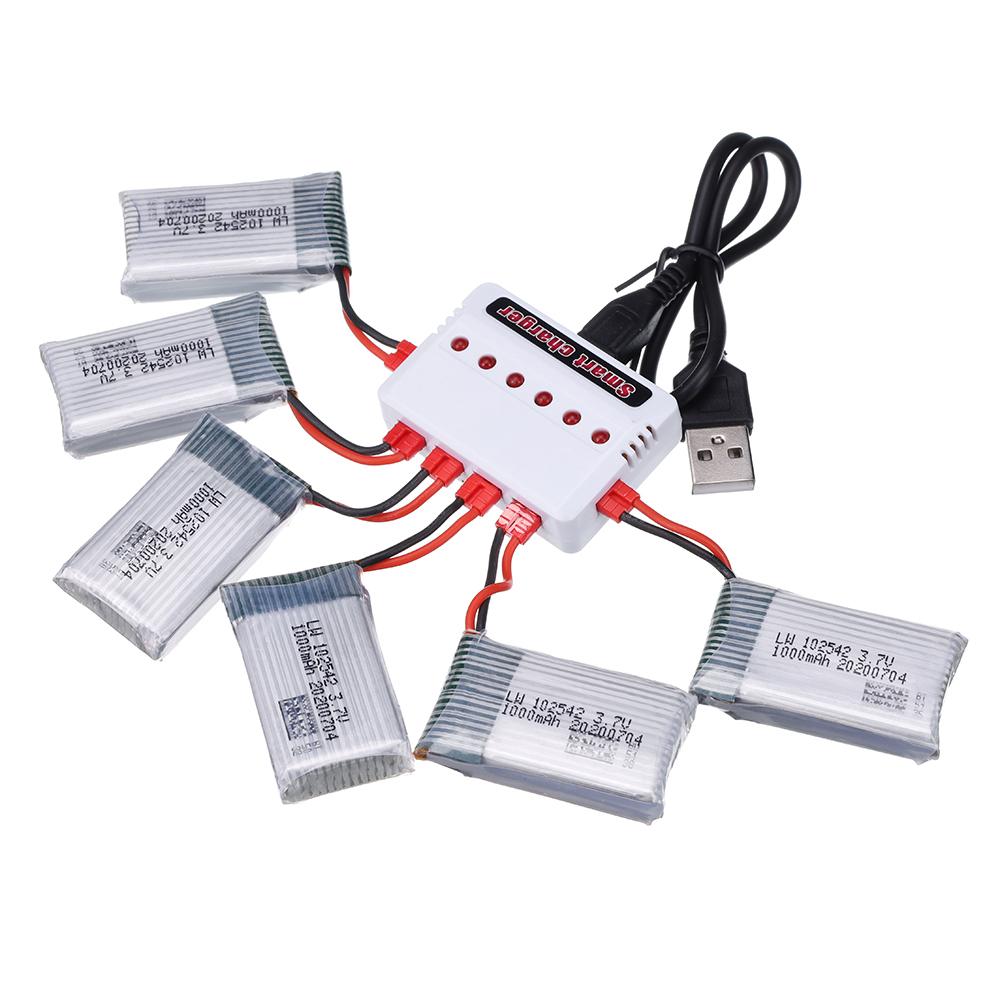 3.7V 1000mAh 102542 แบตเตอรี่  - Drone Battery Charger บทวิจารณ์และราคา